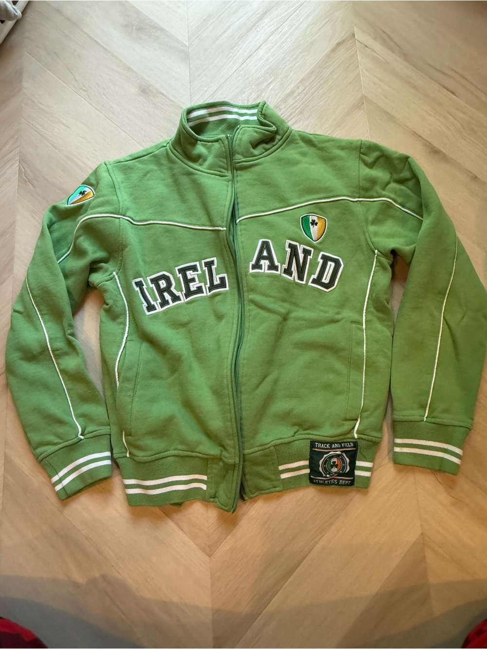 Women’s Green Ireland Zip-Up Jacket